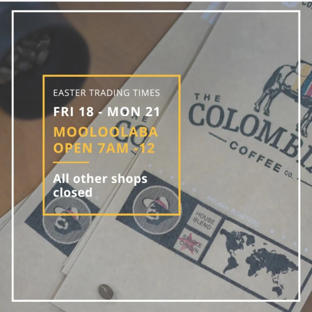 Easter’s around the corner! 🐣
Wishing you a safe and happy Easter from all of us at The Colombian Coffee Co. 💛☕🐴
