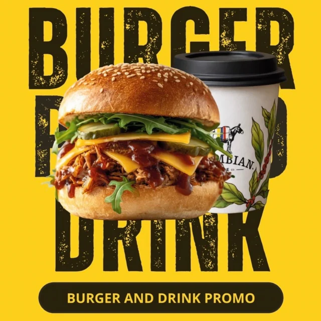 Hard to believe how many people still don’t know we serve some seriously good burgers at our cafe at The MET in the Maroochydore CBD 🏦

Pulled pork, 100% Angus beef, chicken, vego or the popular bacon-loaded brekky roll with our homemade chipotle sauce. Pick any of them and add any coffee or soft drink for $15 😍

Proper burgers. Proper deal.
Limited time promo.
Only at our MET café
Monday to Friday
6am to 2pm
Come hungry. 🍔☕